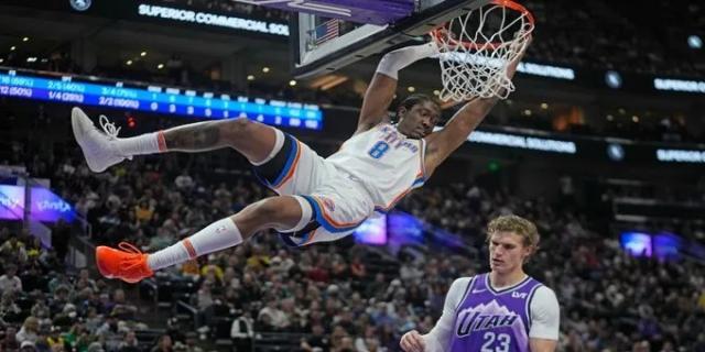 开云体育网址-流量队的好朋友！雷霆终结爵士 湖人勇士看到希望